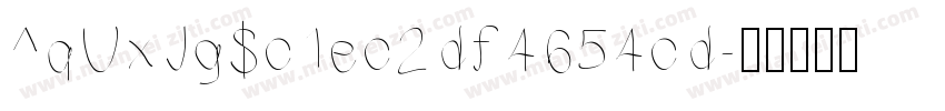 ^qUxJg$c1ec2df4654cd字体转换